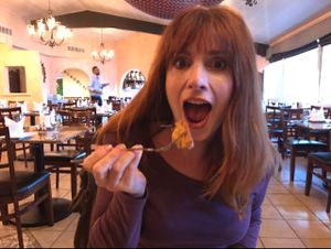 their vegetable samosas are the best at Aroma in Napa