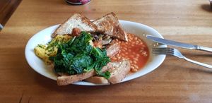 Big boss vegan breakfast at Boston Tea Party in Bristol