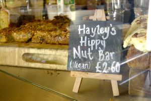 Hayley's Hippy Nut Bar - vegan  at Boston Tea Party in Bristol