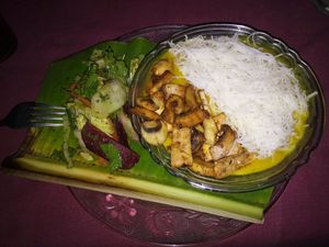 thai curry at Dharma Swasti in Kuilapalayam