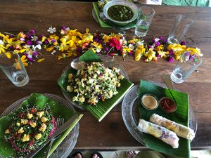 Delicious lunch ✨  at Dharma Swasti in Kuilapalayam