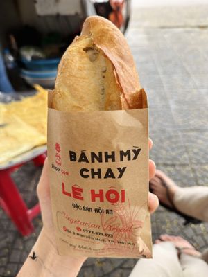 Bánh mì (15k VND)  at Hoi Banh My Chay - Food Stall in Hoi An