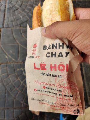Banh mi vegan  at Hoi Banh My Chay - Food Stall in Hoi An