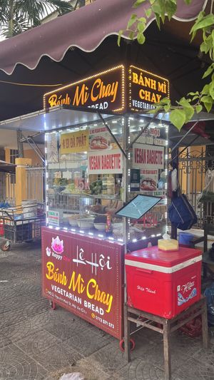 The stall  at Hoi Banh My Chay - Food Stall in Hoi An