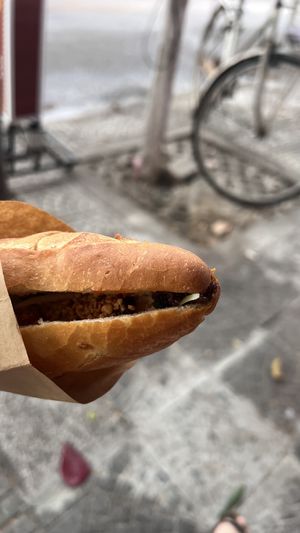 The sandwich  at Hoi Banh My Chay - Food Stall in Hoi An