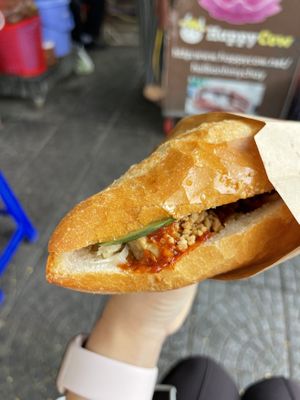 Asked for spicy and got spicy   at Hoi Banh My Chay - Food Stall in Hoi An