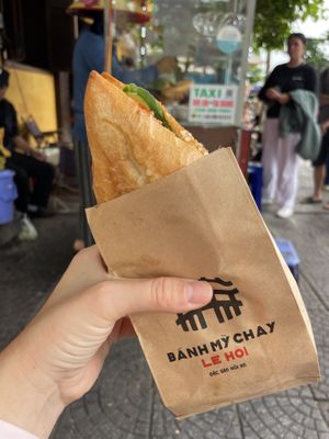 Yum  at Hoi Banh My Chay - Food Stall in Hoi An