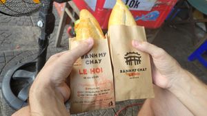 The goods at Hoi Banh My Chay - Food Stall in Hoi An