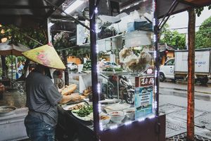 the stall at Hoi Banh My Chay - Food Stall in Hoi An