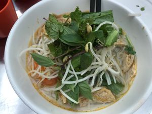 Pho at Hoi Banh My Chay - Food Stall in Hoi An