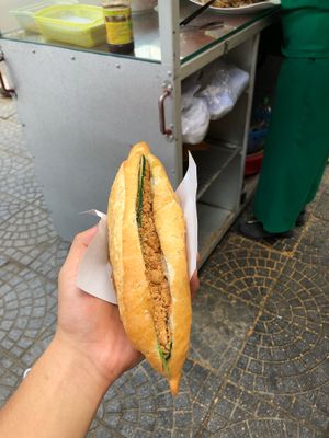 Best Vegan Banh Mi in Vietnam! at Hoi Banh My Chay - Food Stall in Hoi An