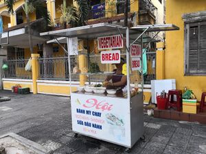 Stand at Hoi Banh My Chay - Food Stall in Hoi An