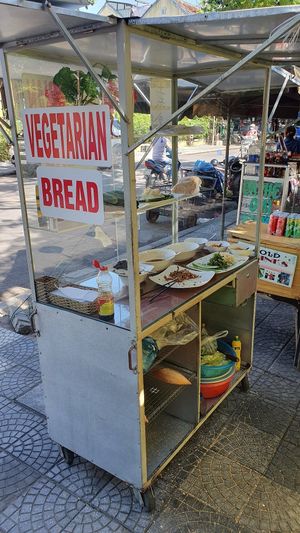 The stand at Hoi Banh My Chay - Food Stall in Hoi An