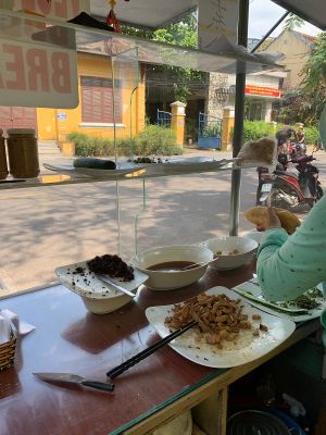 Banh mi food stall at Hoi Banh My Chay - Food Stall in Hoi An
