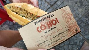 Best Banh mi at Hoi Banh My Chay - Food Stall in Hoi An
