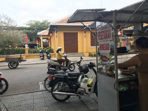 Vegan banh mi  at Hoi Banh My Chay - Food Stall in Hoi An
