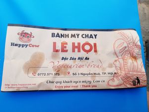 Happy cow supporter 😅 at Hoi Banh My Chay - Food Stall in Hoi An
