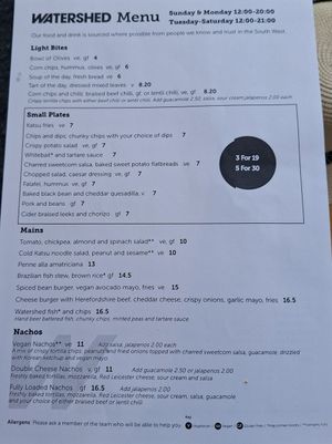 at Watershed Cafe and Bar in Bristol