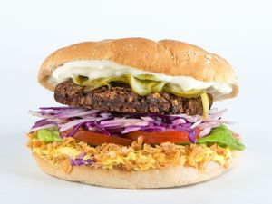 Bøfsandwich at GreenBurger - Frederiksborggade in Copenhagen