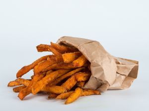 Sweet Potato Fries at GreenBurger - Frederiksborggade in Copenhagen