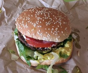 Vegan Bofsandwich  at GreenBurger - Frederiksborggade in Copenhagen