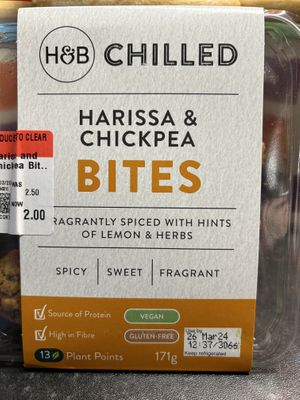 Chickpeas bites   at Holland & Barrett in Northallerton