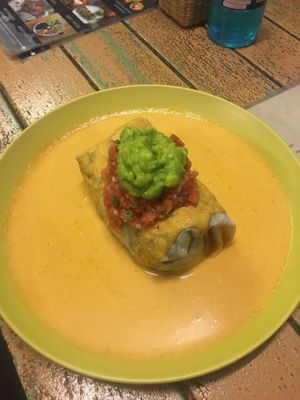 Smothered burrito at Olé Tacos & Southern Thai Cuisine in Chiang Mai