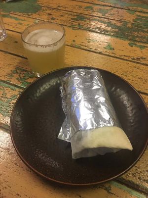 Small burrito at Olé Tacos & Southern Thai Cuisine in Chiang Mai