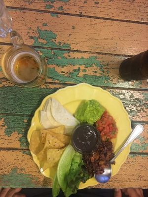 Mexican combo at Olé Tacos & Southern Thai Cuisine in Chiang Mai