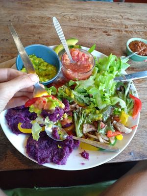 Gluten free sweet potato tacos at Olé Tacos & Southern Thai Cuisine in Chiang Mai