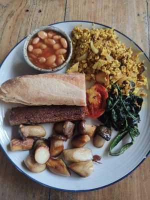 Vegan English Breakfast at Cafe Culture in Koh Tao