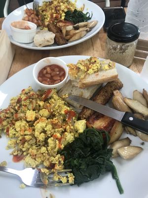 Vegan breakfast at Cafe Culture in Koh Tao