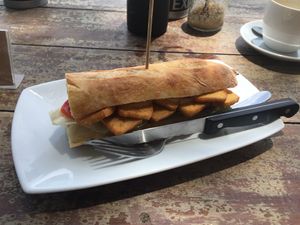 Vegan BLT (cost 110 after price increase) at Cafe Culture in Koh Tao