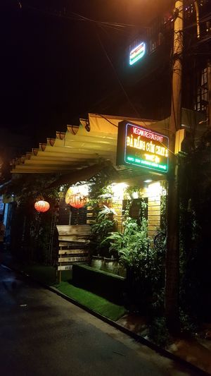 Front of Restaurant at Da Nang Com Chay - Duong Dinh Nghe in Da Nang
