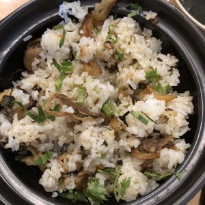 abalone mushroom fried rice at Da Nang Com Chay - Duong Dinh Nghe in Da Nang