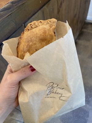 Empanadas at Parlour Vegan Bakery in Boca Raton