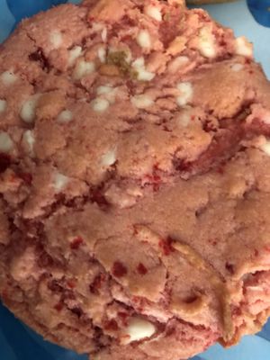 Pink Velvet Cookie at Parlour Vegan Bakery in Boca Raton