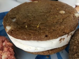 Lemon Cookie Sandwich at Parlour Vegan Bakery in Boca Raton
