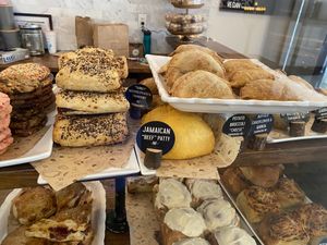 Or a Jamaican “meat” patty. at Parlour Vegan Bakery in Boca Raton