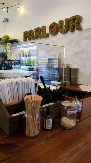 Inside at Parlour Vegan Bakery in Boca Raton