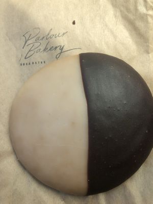 Black & White Cookie  at Parlour Vegan Bakery in Boca Raton