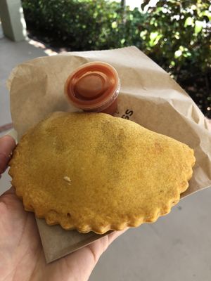 Jamaican Empanada  at Parlour Vegan Bakery in Boca Raton