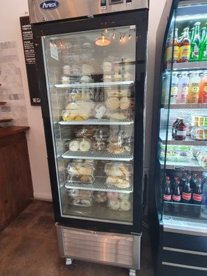 Treats and drinks  at Parlour Vegan Bakery in Boca Raton