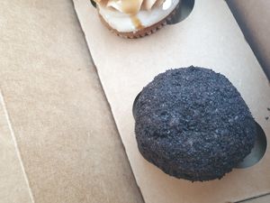Chocolate and cookies n cream centre  at Parlour Vegan Bakery in Boca Raton