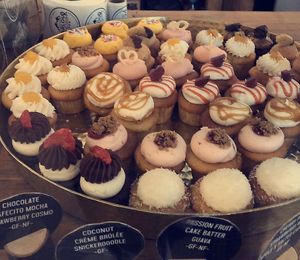 Mini Cupcake Selection at Parlour Vegan Bakery in Boca Raton