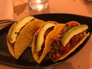 Lentacos, súper ricos at La Huella Vegana in Alcala De Henares