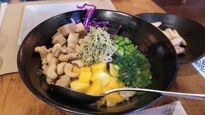 Poke at La Huella Vegana in Alcala De Henares