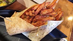 Fajitas at La Huella Vegana in Alcala De Henares