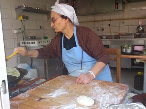 Pancake with vegetables at Meryem Ana Manti ve Gozleme Evi in Marmaris