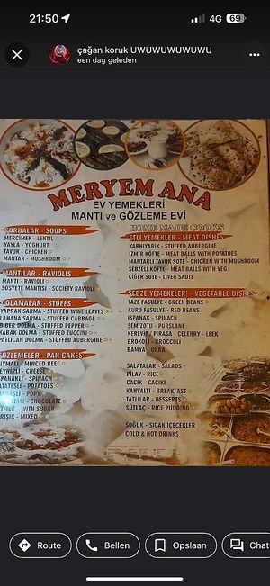   at Meryem Ana Manti ve Gozleme Evi in Marmaris